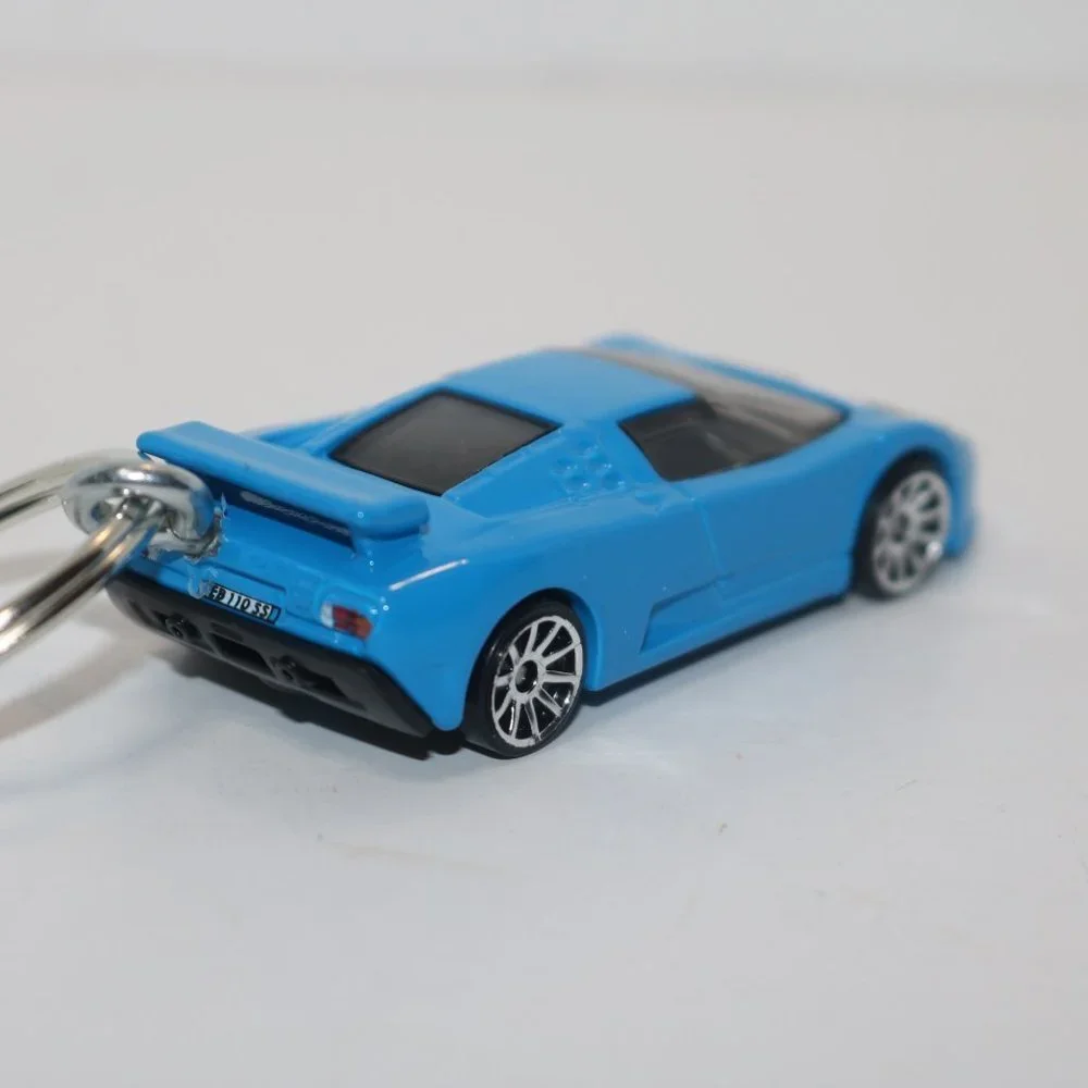 Hot Wheels Exotics 1994 Bugatti EB110 SS CUSTOM keychain